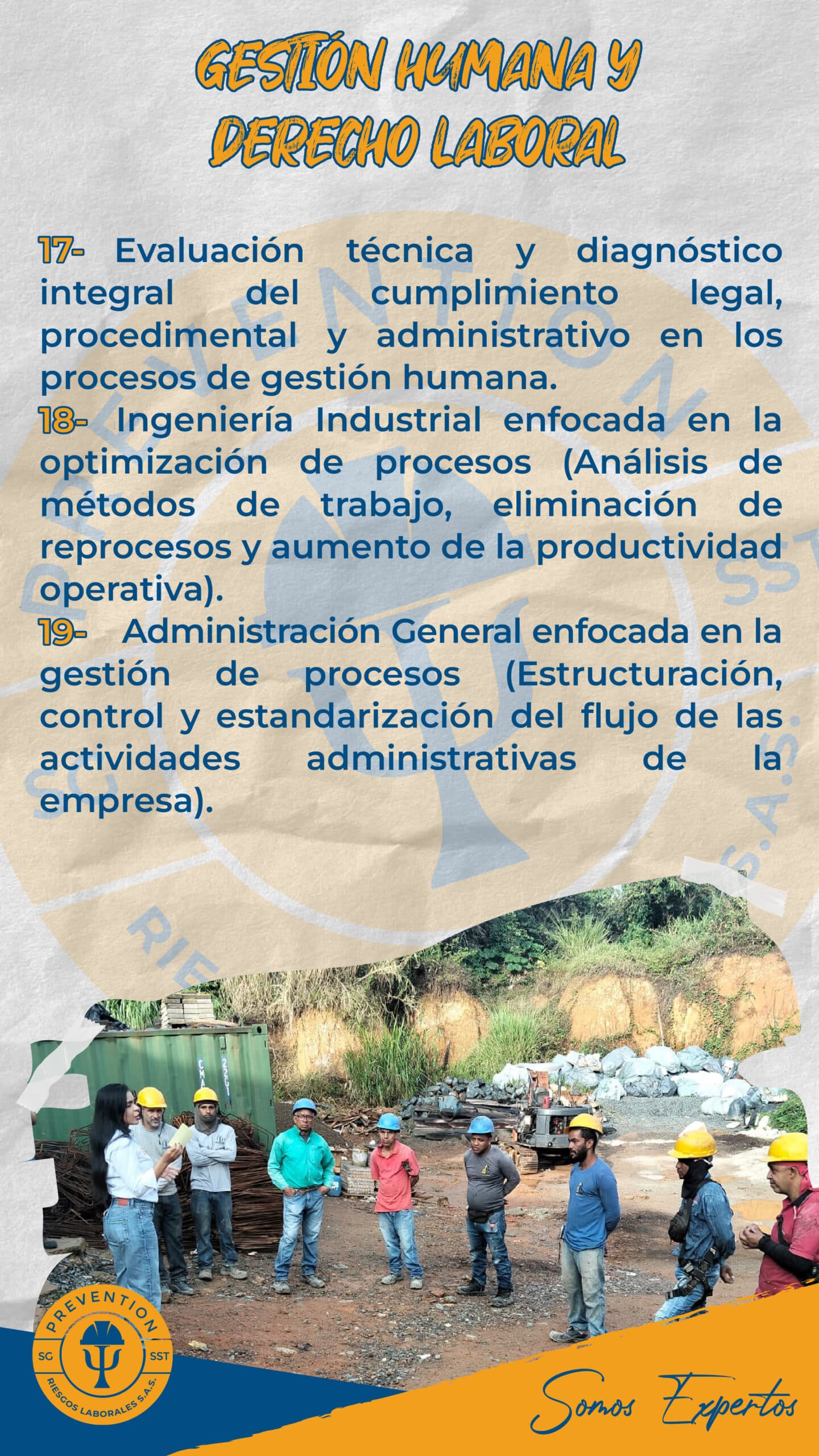 Portafolio de servicios Prevention Riesgos Laborales, lámina 4