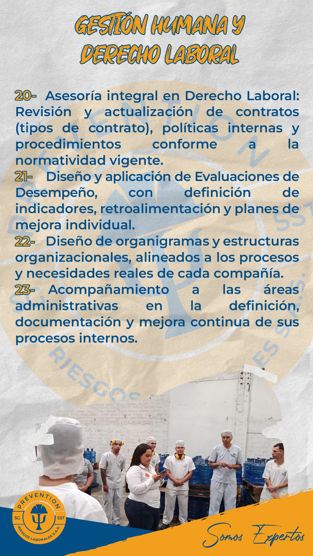 Portafolio de servicios Prevention Riesgos Laborales, lámina 5