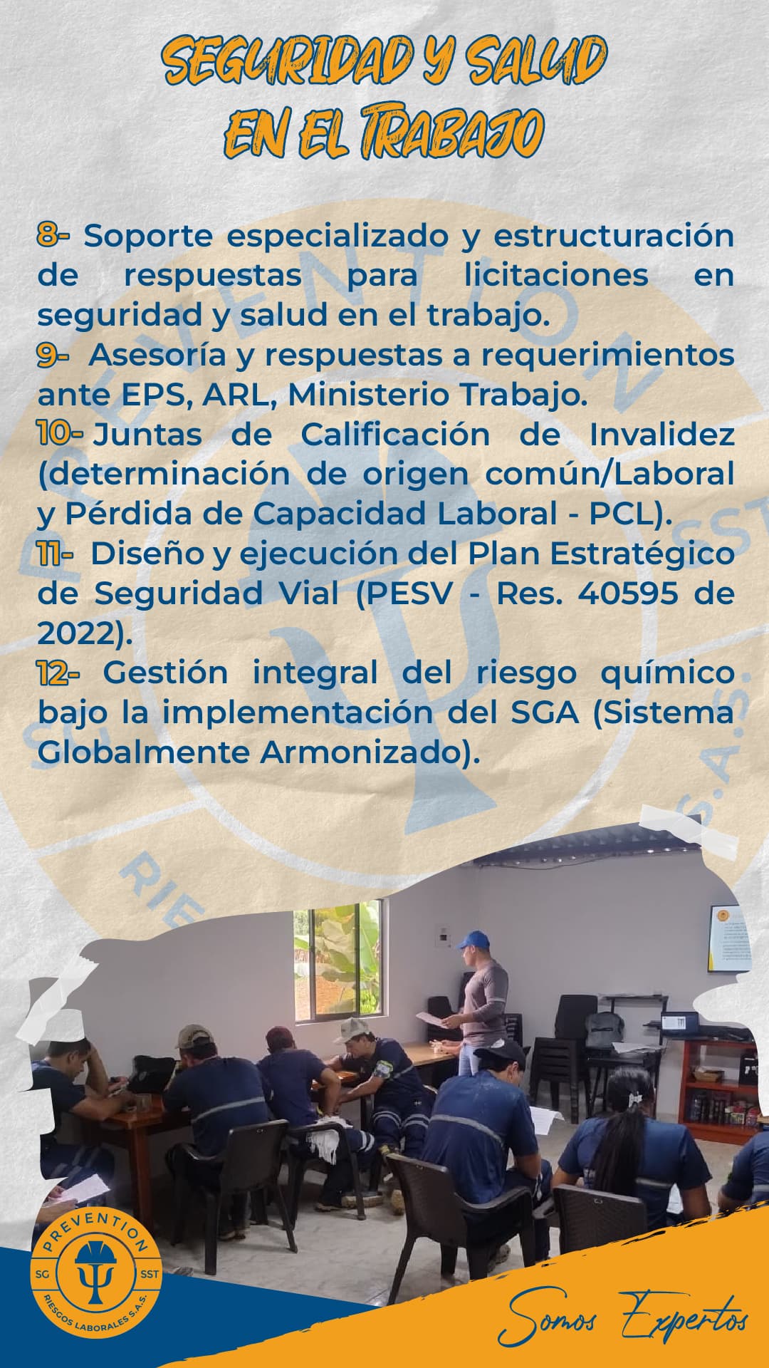 Portafolio de servicios Prevention Riesgos Laborales, lámina 8