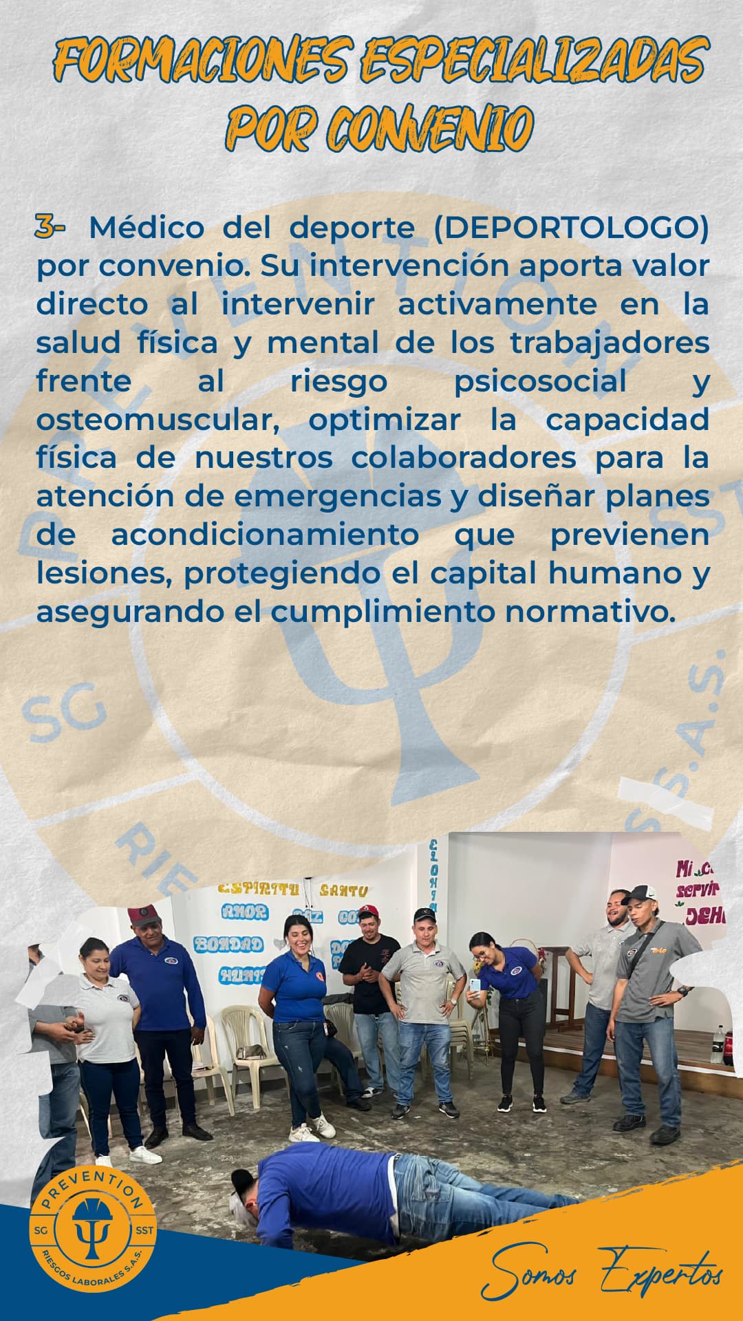 Portafolio de servicios Prevention Riesgos Laborales, lámina 16