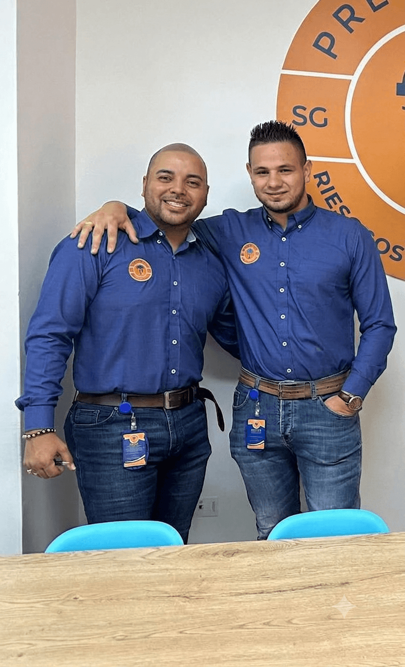 Iván Cárdenas y Brayan Posada, gerentes de Prevention